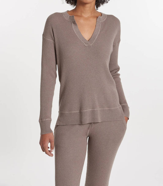 Leimere - Cabo Split Neck Top