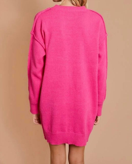 Gilli - Sally Oversized Tunic Sweater Dress