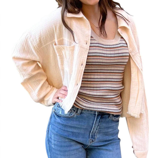 Hyfve - Muslin Gauze Crinkle Top