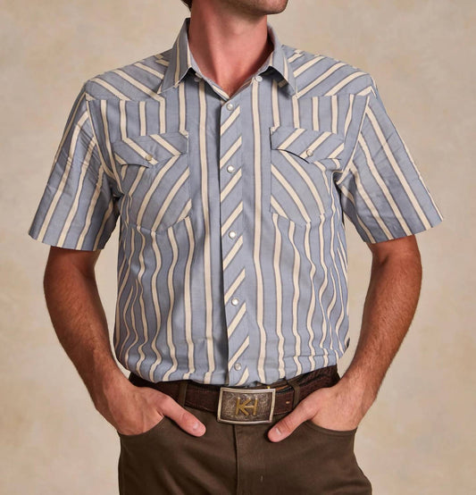 Schaefer Outfitter - Short Sleeve Vintage Cotton Pearl Snap Shirt