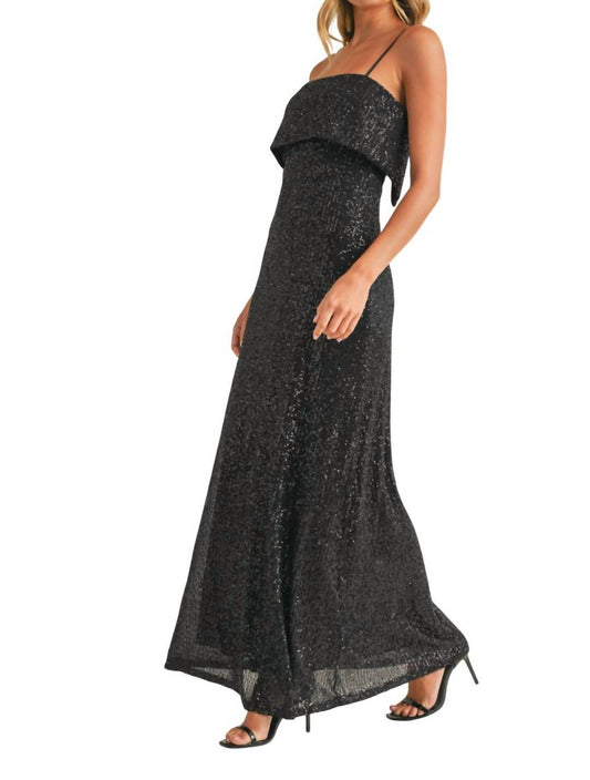 Klesis - SEQUIN TUBE MAXI DRESS