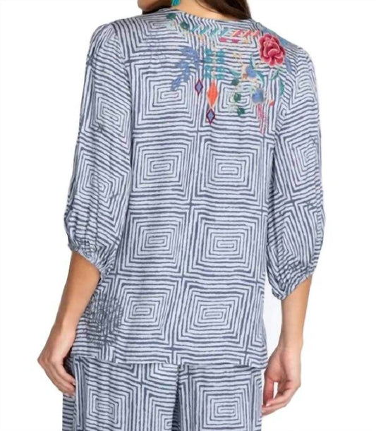 Johnny Was - Taryn Flowly Tassel Blouse