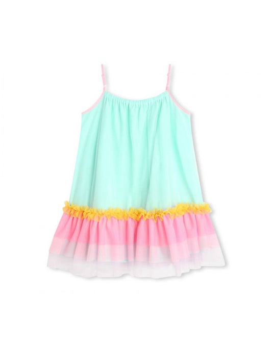 Billieblush - Girls Tulle Spaghetti Strap Dress