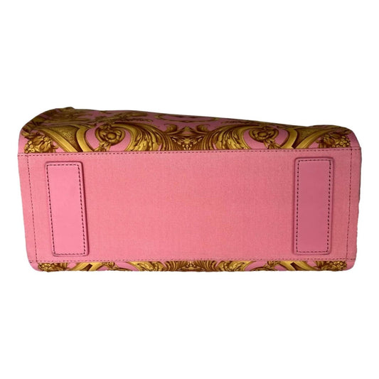 Versace - Women's Pastel Signature Print Small Canvas Tote Bag