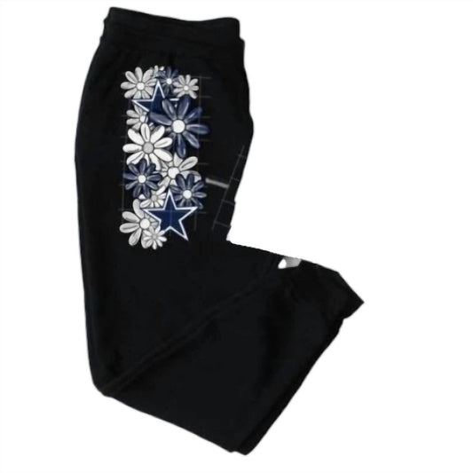 Gildan - Unisex Cowboy Floral “d” Comfort Fleece Sweatpants