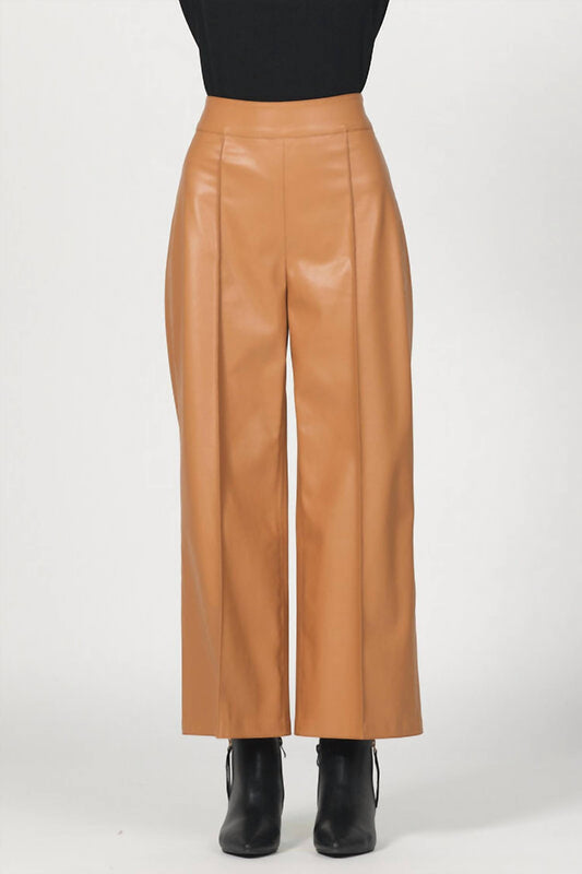 Another Love - Sparkle Pleather Wide Leg Pant