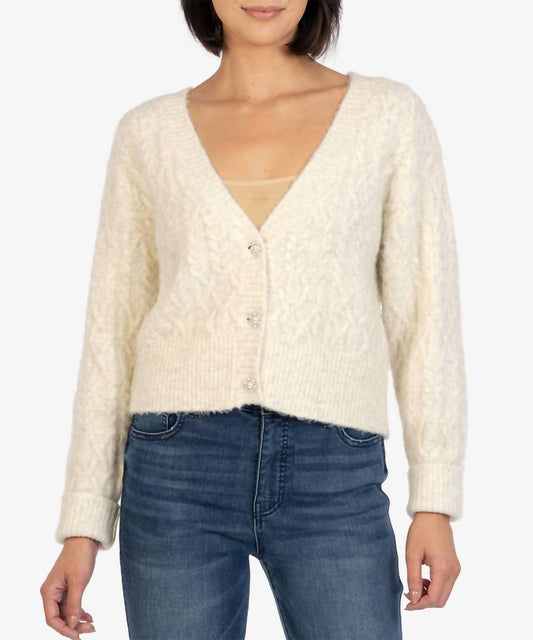 Kut From The Kloth - Petra Button Down Crop Cardigan