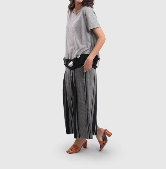 Alembika - Melange Palazzo Crop Pants