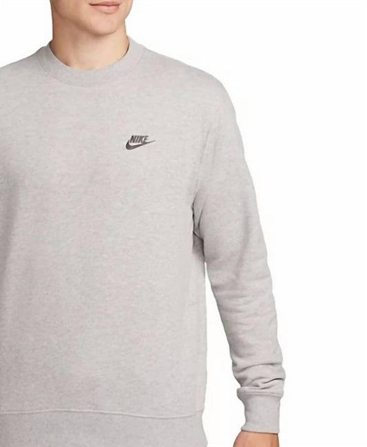 Nike - Club Fleece Relaxed Fit Crewneck Logo Sweatshirt