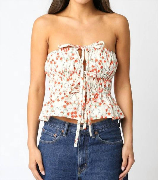 Olivaceous - Grace Ruffled Top