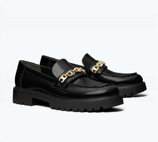 Tory Burch - Women's Pavé Gemini Link Lug Loafers