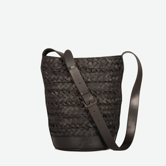 Per Lei New York - Women's Emery Woven Leather Shoulder Bag
