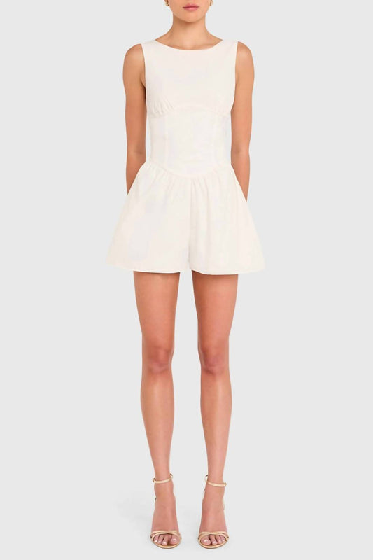 Amanda Uprichard - Bellini Boatneck Romper