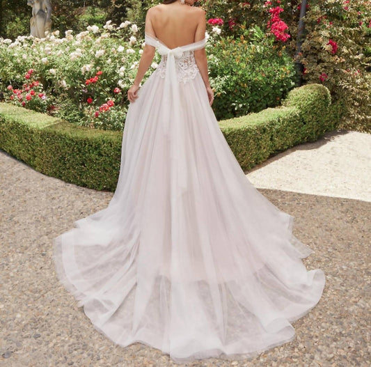Casablanca - Phoebe Off-the-shoulder A-line Gown