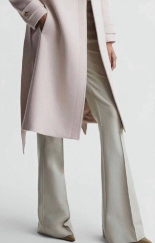 Reiss - Neutral Tor Relaxed Belted Coat