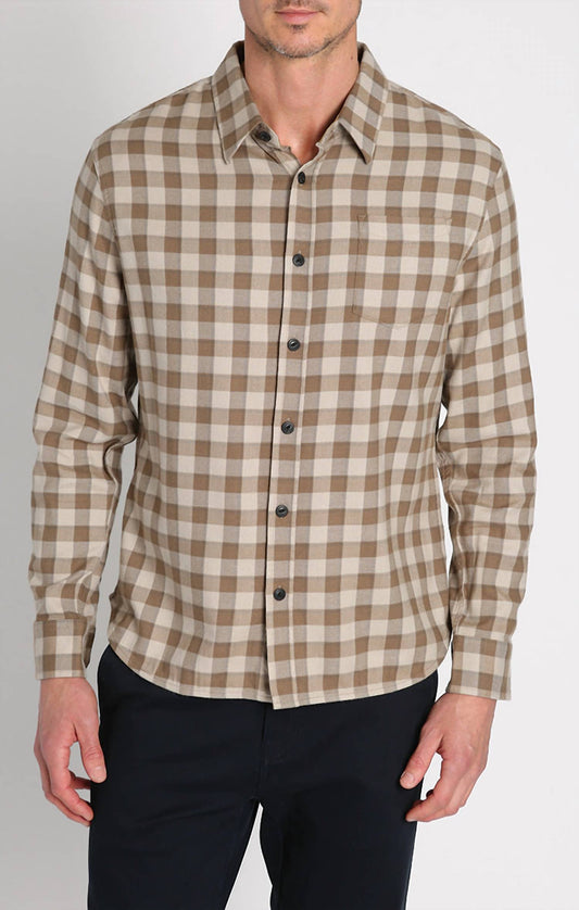 Jachs New York - Manor 6oz Stretch One Pocket Flannel Shirt