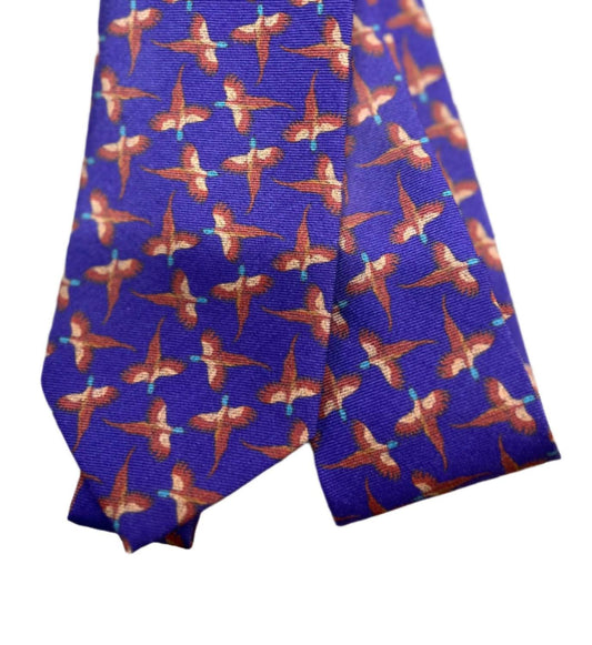 Robert Keyte - Men's Wheat Silk Wool Necktie