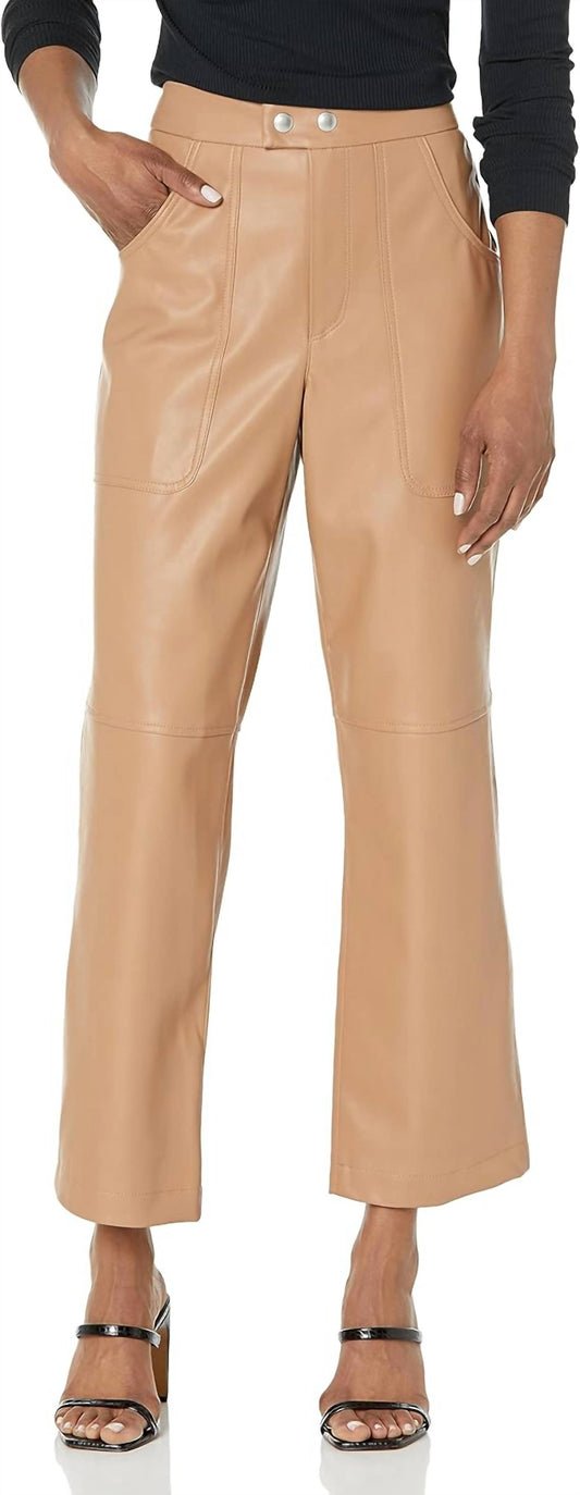 Blanknyc - The baxter rib cage straight leg vegan leather pants