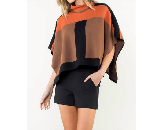 Thml - Autumn Stroll Sweater Poncho