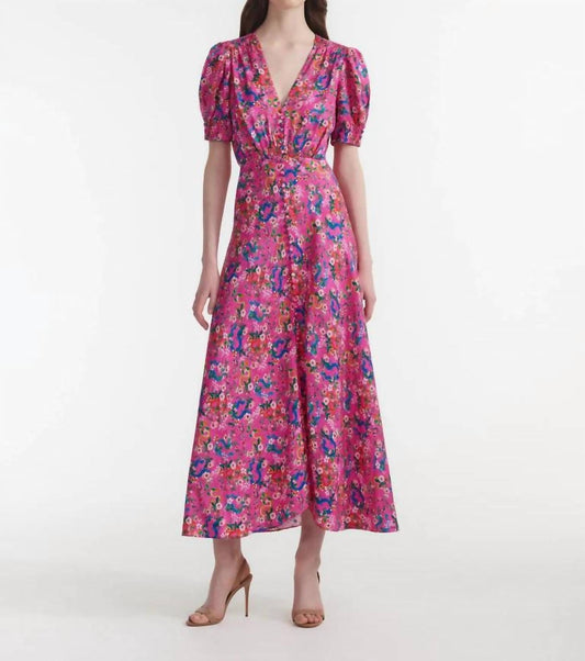 Saloni - Lea Long Dress