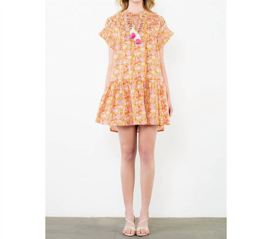 Thml - Ruffle sleeve floral dress