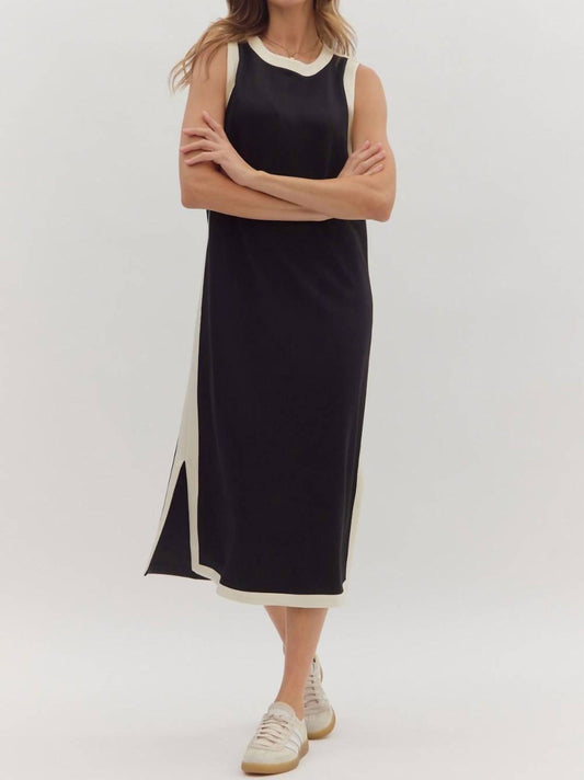 Entro - Kate Minimalist Midi Dress