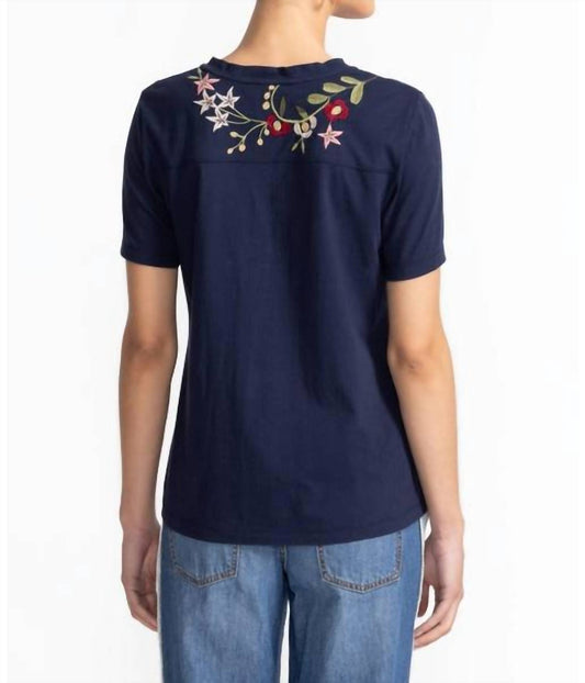 Johnny Was - V‑NECK SHORT SLEEVE TEE NICOLETTE