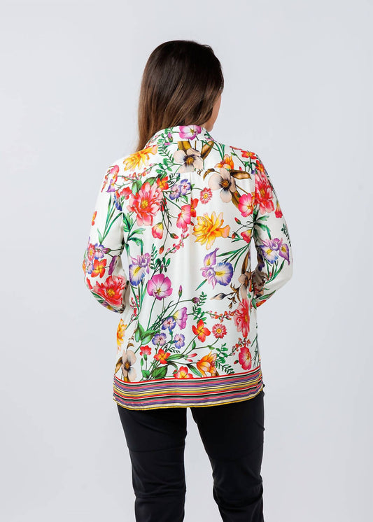 Vilagallo - Tea Estampado Flor Blouse