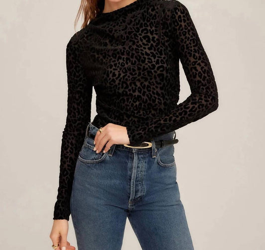Fifteen Twenty - KHAMI LEOPARD LONG SLEEVE TOP