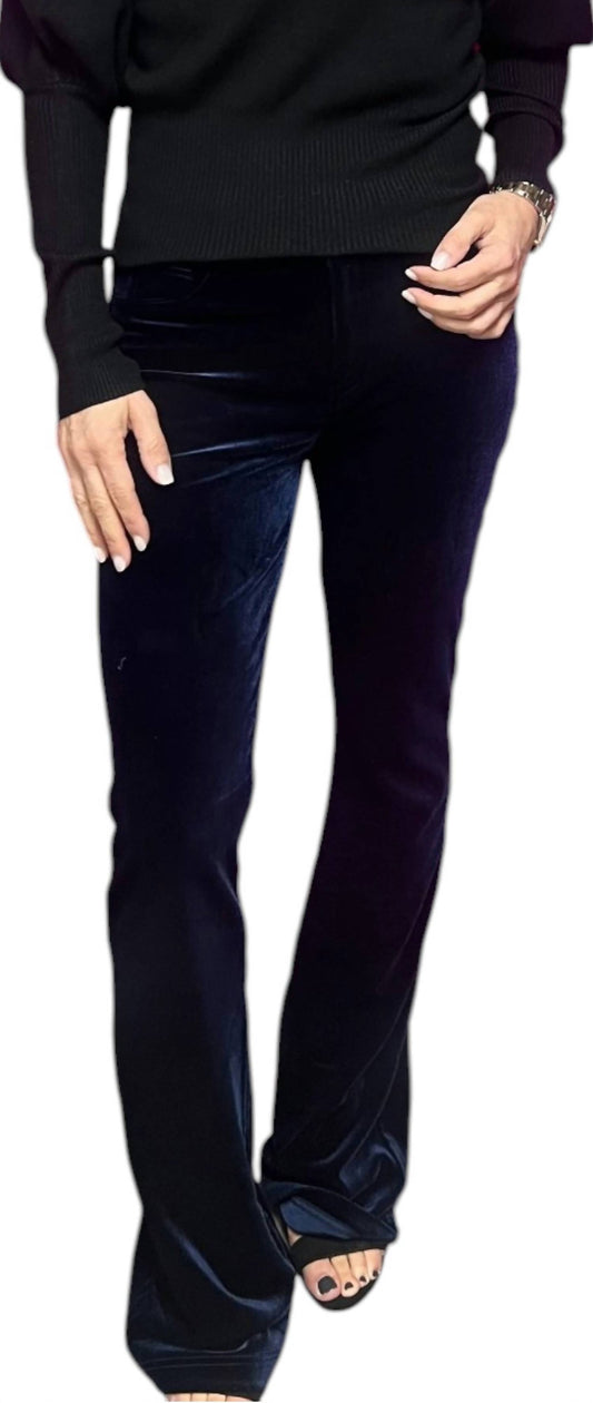 Bianco - Velvet Skinny Flare Pant