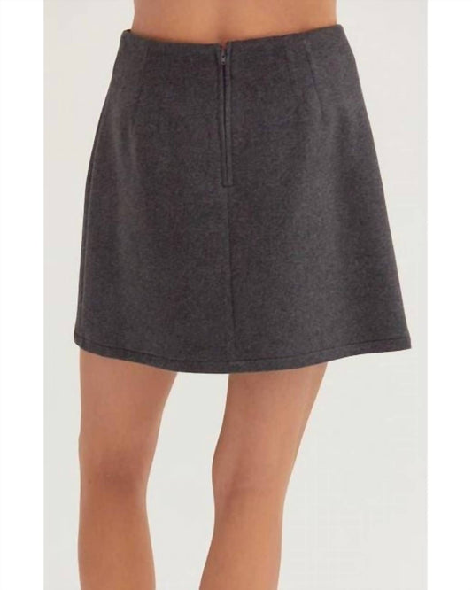 Crescent - Molly Wool Blend Skirt