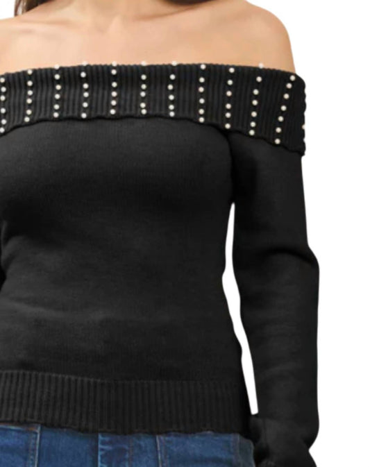 Able - Ensley Off Shoulder Sweater