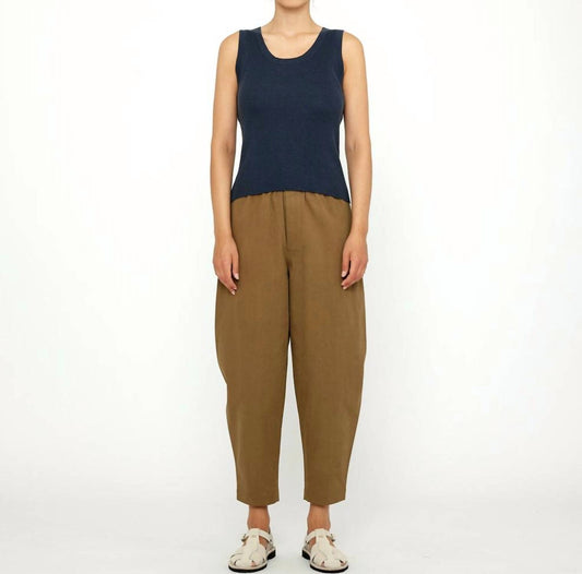 7115 By Szeki - Linen Scoop Neck Knit Tank Top