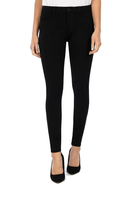 Kut From The Kloth - Mia High Rise Jet Fab Ab Toothpick Skinny Jeans