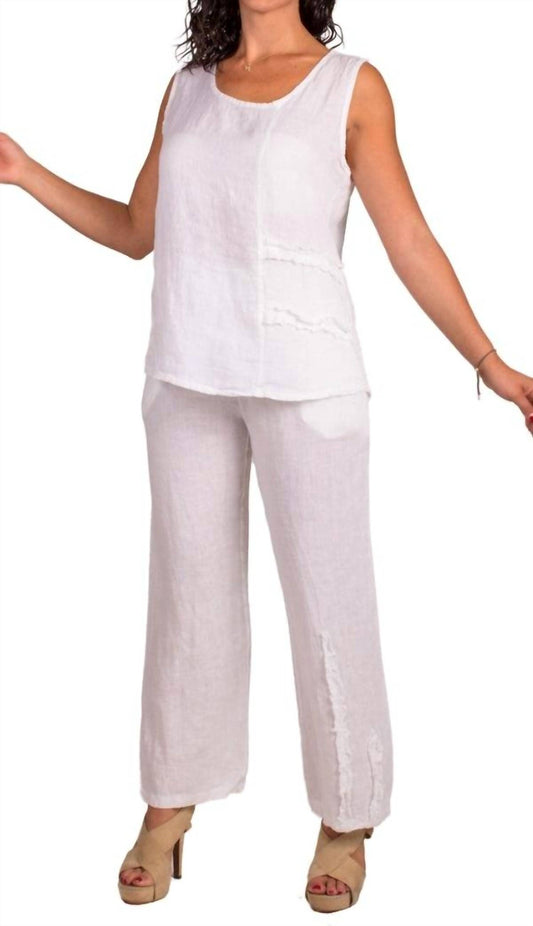 Gigi Moda - Palermo Linen Sleeveless Top