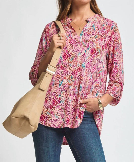 Dear Scarlett - Geometric Lizzy Top