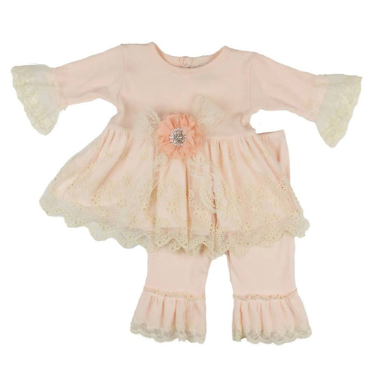 Haute Baby - Baby Girls And Toddlers Sweet Angel 2 Pc Set
