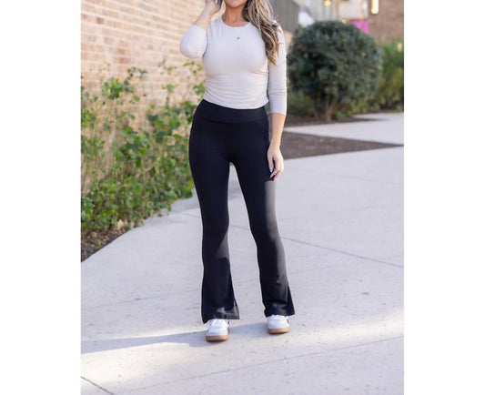 Julia Rose - Fiona With Pockets Flare Leggings