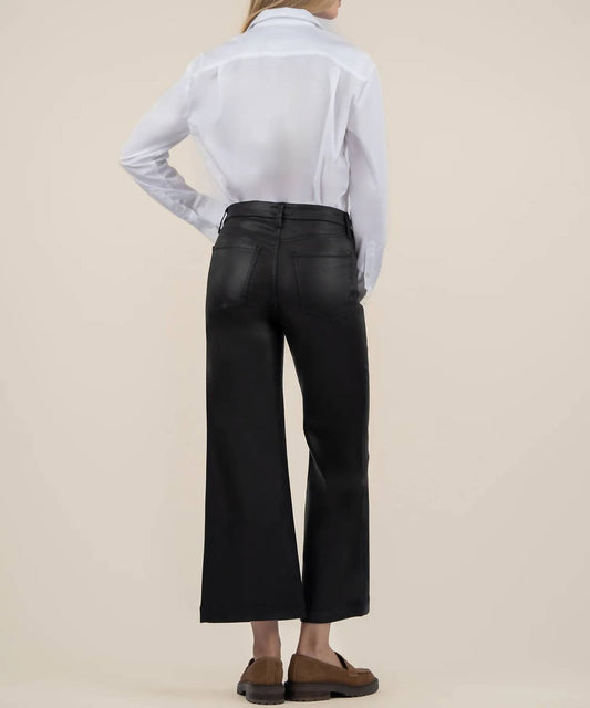 Kut From The Kloth - Meg Coated Wide Leg Jeans