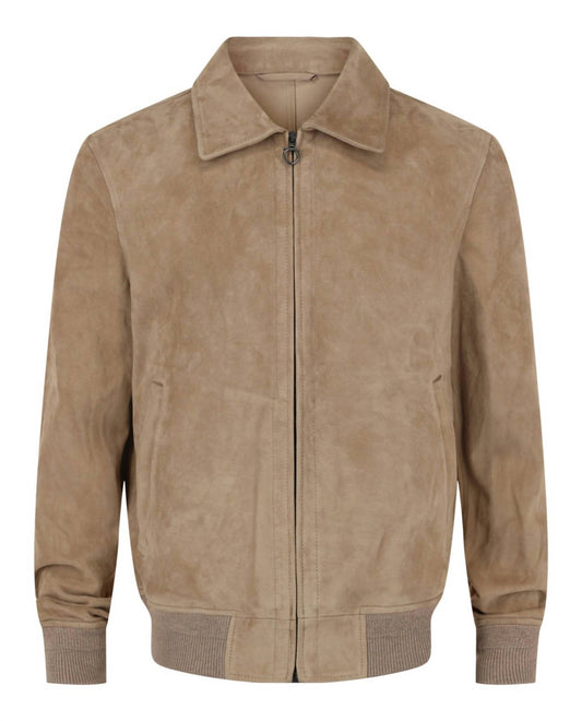 Salvatore Ferragamo - Men's Lightweight Suede Jacket
