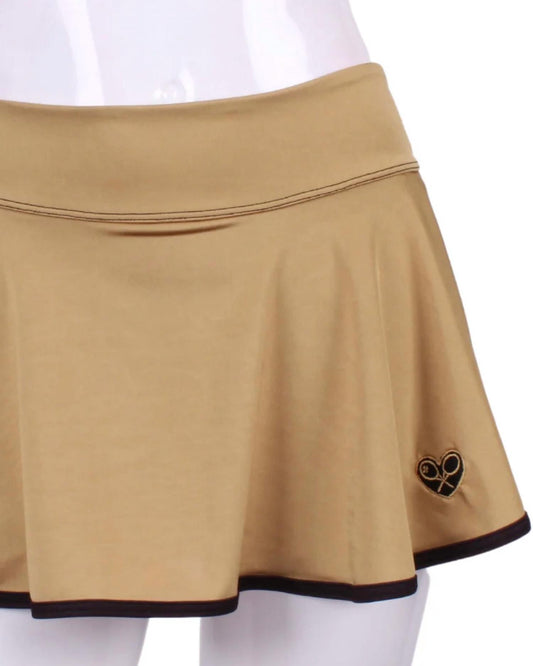 Love Love Tennis - Women's Brushed “o” Tennis Skirt