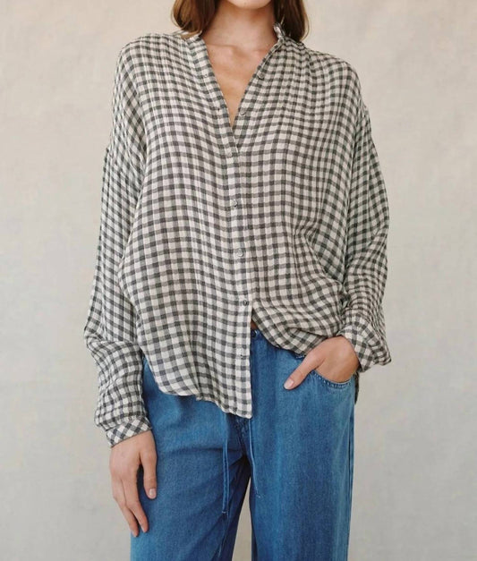 Bella Dahl - Shirred Mandarin Collar Shirt