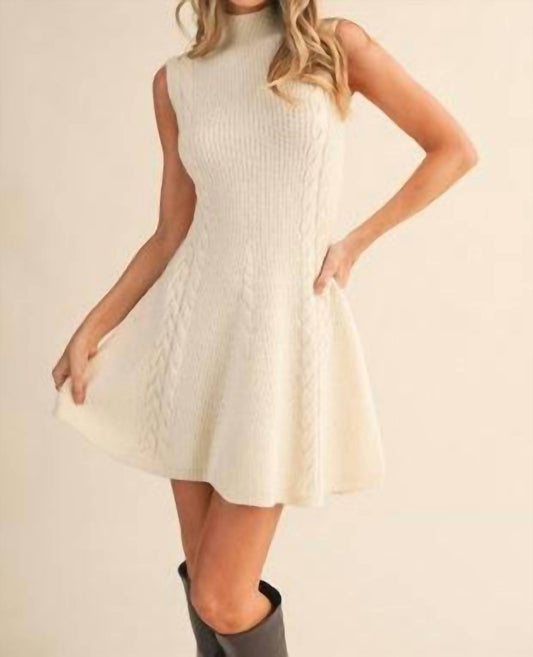 Klesis - Cable Knit Mini Dress