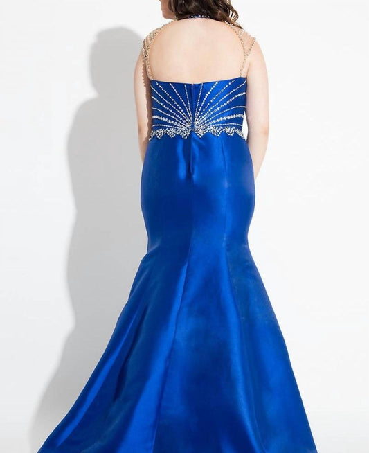 Rachel Allan - Rhinestones Mikado Mermaid Gown