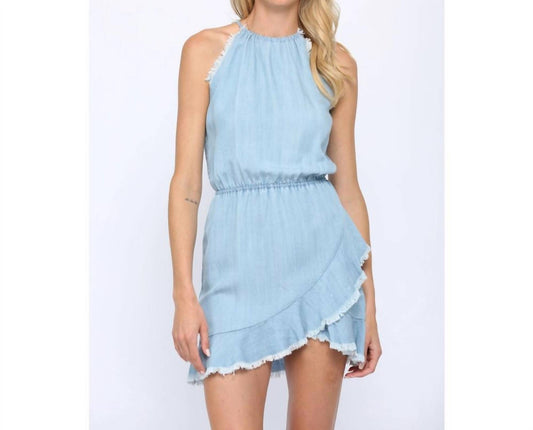 Fate - Isla Tencel Frayed Hem Dress