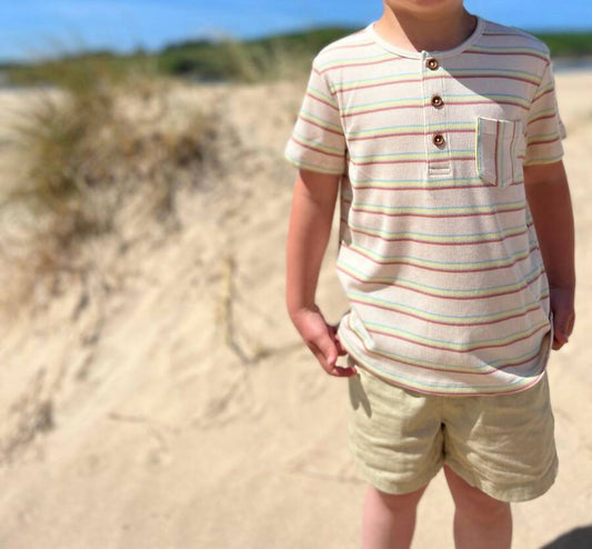 Me & Henry - Boy's Dodger Henley Shirt