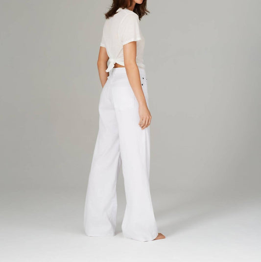 Askk Ny - Wide Leg Linen Blend Pants