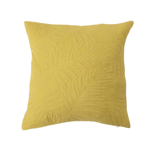Creative Co-Op - Quilted Fern Frond Pillow