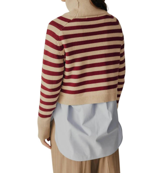 Deluc - Penny Striped Turtleneck Sweater