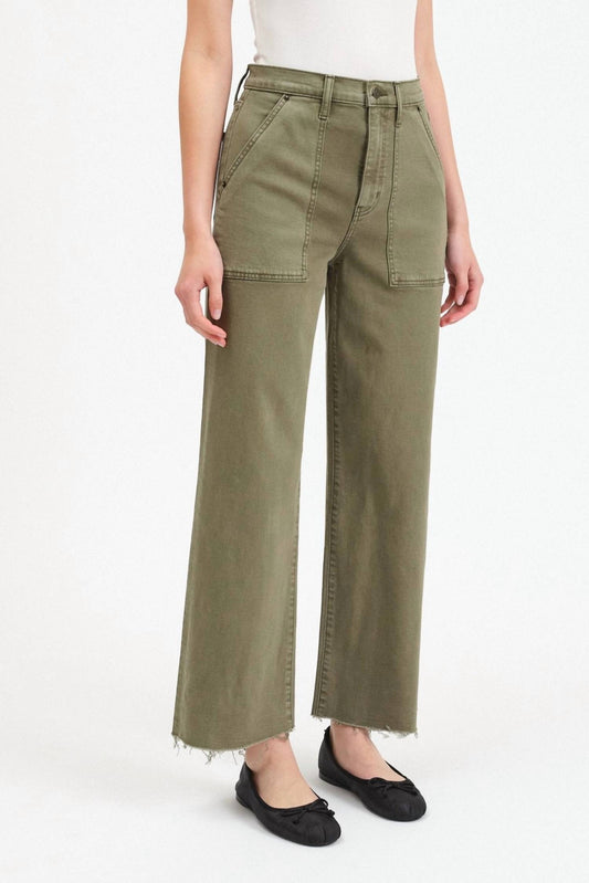 Daze - Pleaser Patch Pocket Ankle Wide Leg Pant